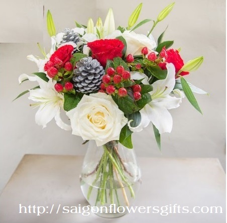 send xmas flowers