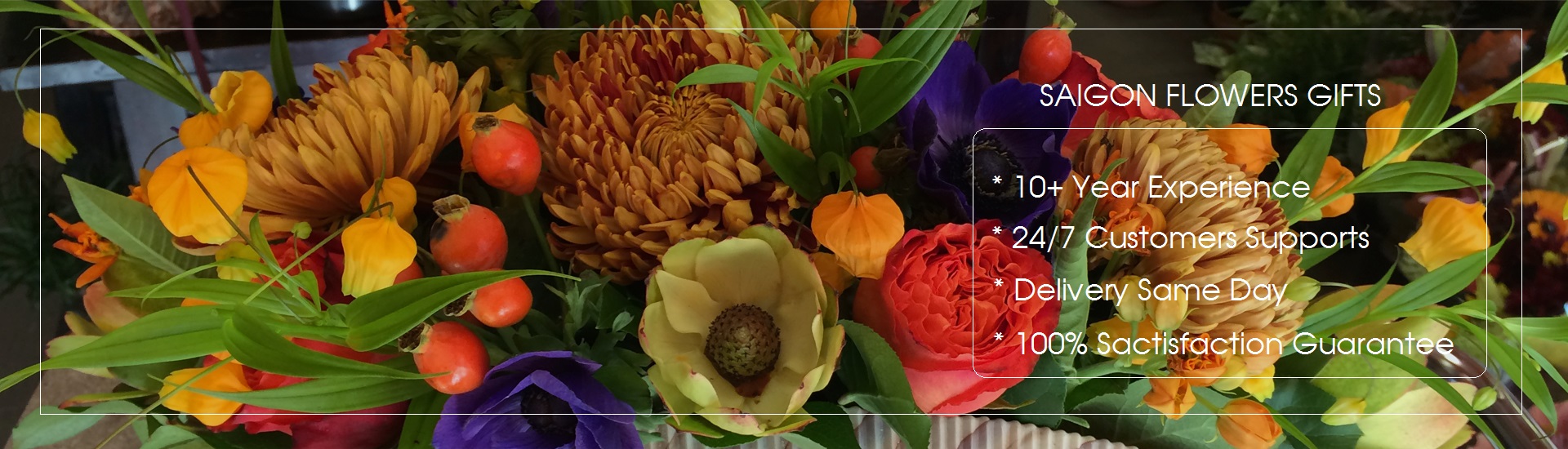 Send Christmas flowers to Saigon