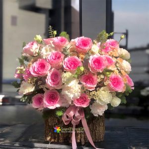 Beautiful birthday flower baskets with free delivery