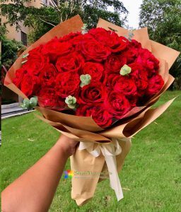 Clasic red rose bouquets