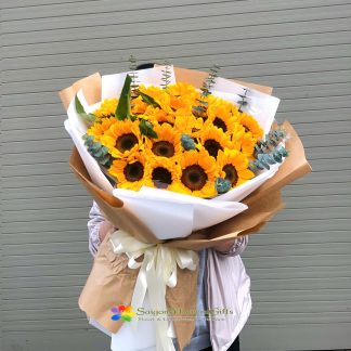 Free delivery of sunflower bouquets in Saigon