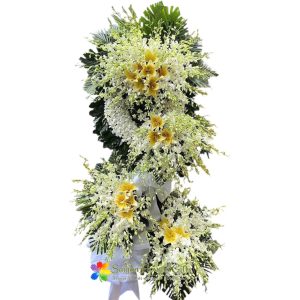 Funeral flowers arrangement in Saigon