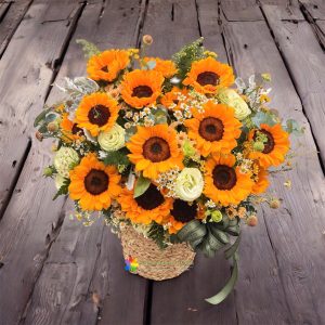 Give sunflowers to your girlfriend