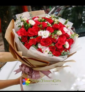 Love flowers free delivery same day in Saigon