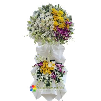 Order funeral flowers in Saigon flower shop