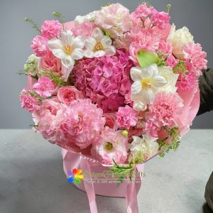 Pink bouquet delivery sameday
