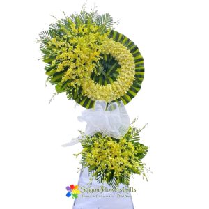 Saigon sympathy flowers standing