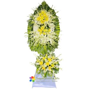 Sympathy flower arrangements for funeral in Saigon