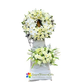 Sympathy flower arrangements funeral to Saigon