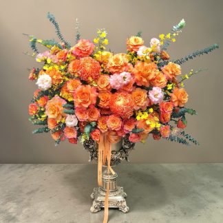 Vase flower for boss delivery in saigon