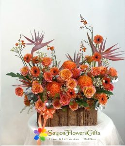 Beautiful flower shop delivery in saigon