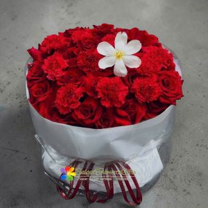 Bouquet of flowers for an anniversary of love