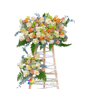 Flower delivery to congratulate a grand opening in ThuDuc