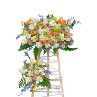 Flower delivery to congratulate a grand opening in ThuDuc