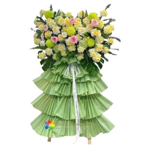 Opening ceremony flowers in Saigon Vietnam