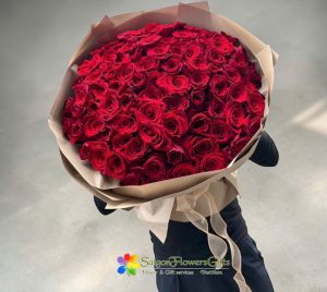 Send a bouquet of 99 red roses to Saigon