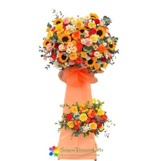 Sending flowers to congratulate a grand opening in Saigon